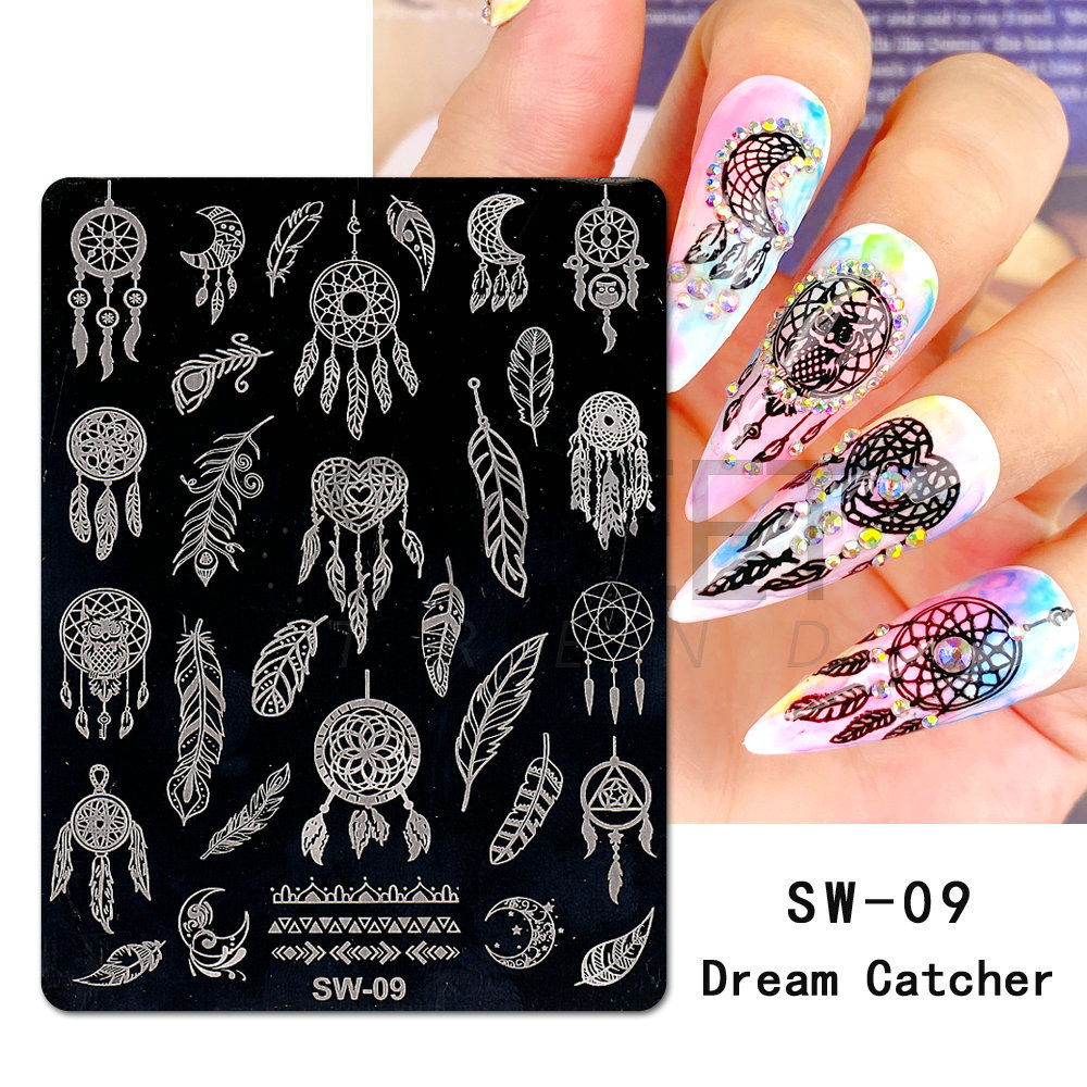 Пластина для стемпинга SW -09 Dream Catcher