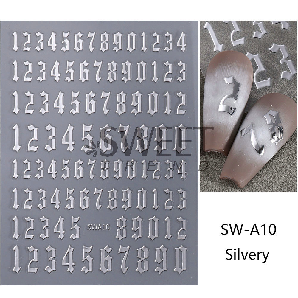 Наклейки SW-A10 Silver