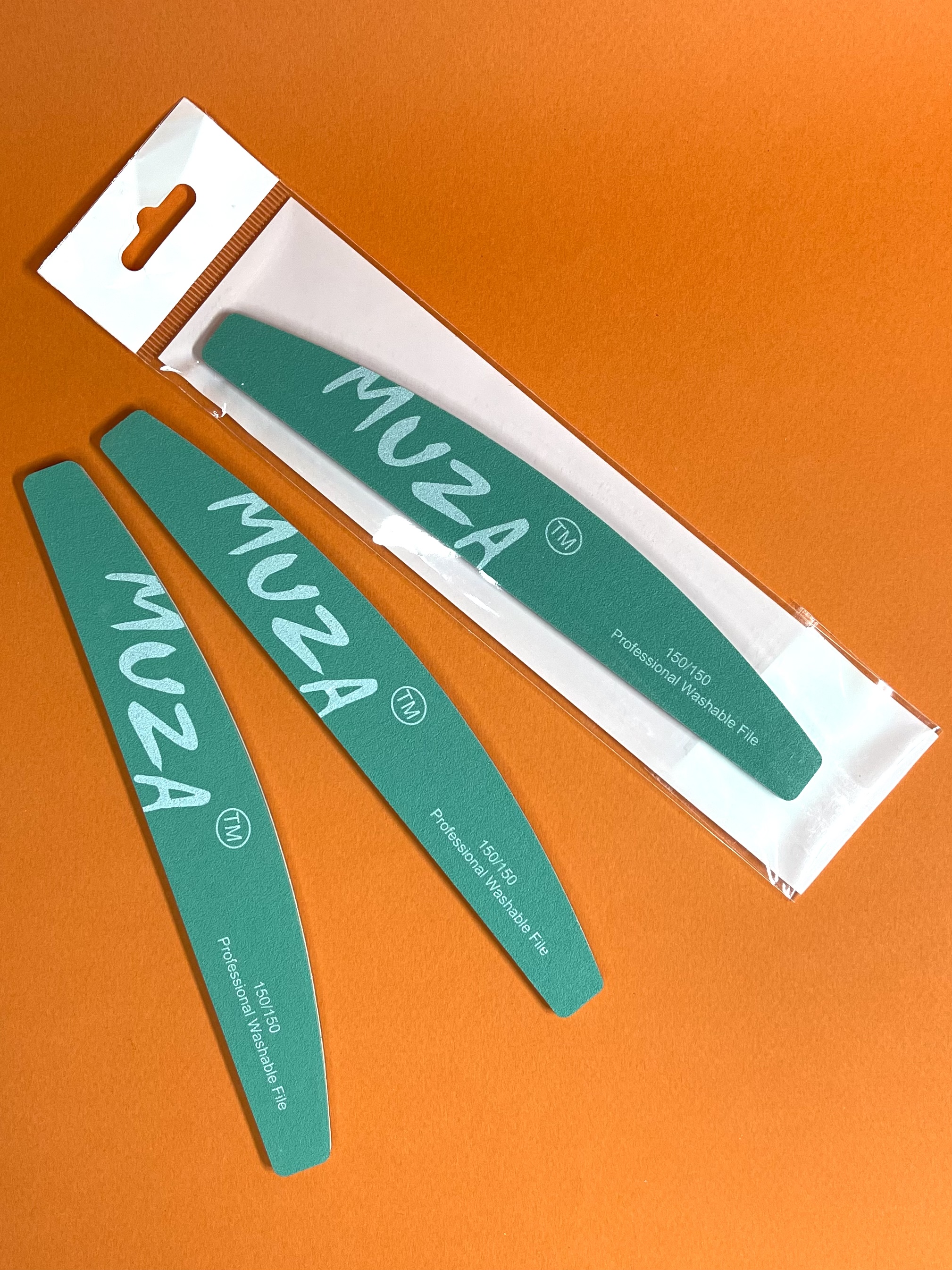 Пилка MUZA зелёная, 150/150, (178x28x4)mm, 1шт
